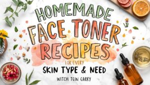 homemade face toner recipes homemade face toner recipes