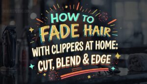 how to fade hair with clippers at home