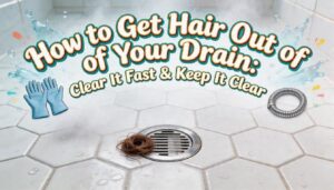 how to get hair out of your drain how to get hair out of your drain