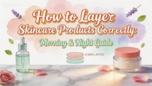 how to layer skincare products correctly how to layer skincare products correctly