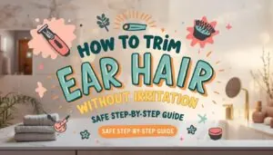 how to trim ear hair without irritation how to trim ear hair without irritation