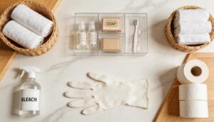 hygiene, backstock, and cleaning items hygiene, backstock, and cleaning items