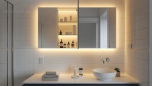 install a mirror cabinet for hidden storage install a mirror cabinet for hidden storage