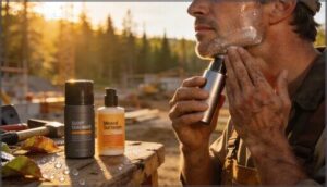 layer sunscreen after post-shave care layer sunscreen after post-shave care