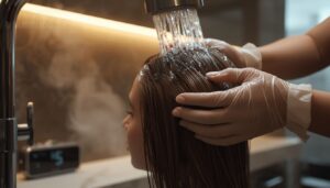 leave on briefly, then rinse out leave on briefly, then rinse out