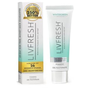LIVFRESH Toothpaste Gel, Clinically Proven B07PQYJBM3