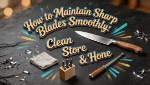 maintain sharp blade smoothly