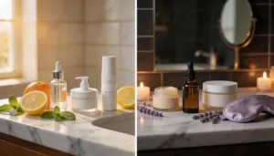 morning vs night routine steps morning vs night routine steps