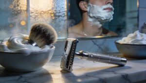 multi-pass shaving and re-lathering between passes multi-pass shaving and re-lathering between passes