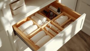 organize cabinets with drawer dividers and risers organize cabinets with drawer dividers and risers