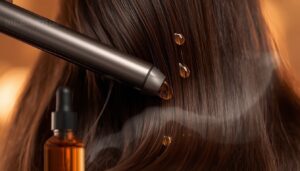 pre-heat styling application for protection pre-heat styling application for protection