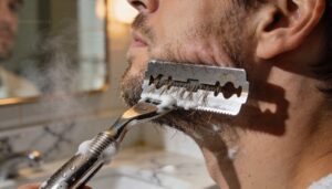 pulling or tugging while shaving pulling or tugging while shaving