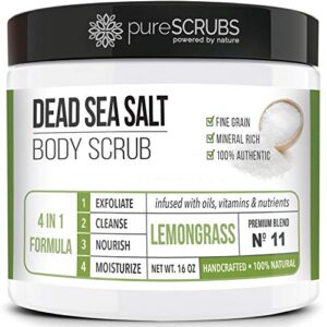 pureSCRUBS Premium Lemongrass Dead Sea B07JW73TYH