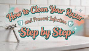 razor cleaning prevent infection