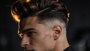 razor fade pompadour razor fade pompadour