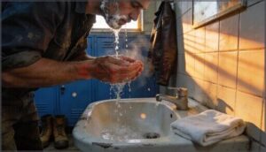 rinse skin and pat dry rinse skin and pat dry