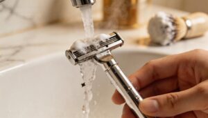 rinse the blade every one to two strokes rinse the blade every one to two strokes