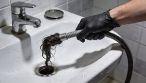 rotate and pull out trapped hair rotate and pull out trapped hair