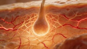 scalp and dermal support around hair follicles scalp and dermal support around hair follicles