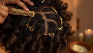 section hair into 4 to 8 parts section hair into 4 to 8 parts