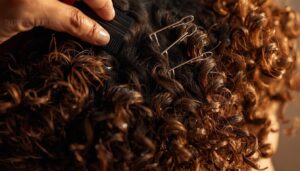 section hair into manageable parts section hair into manageable parts