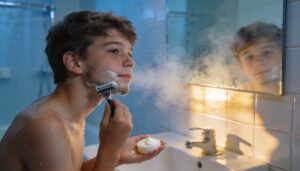 shave after a warm shower shave after a warm shower