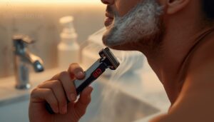 shave with the grain using light pressure shave with the grain using light pressure