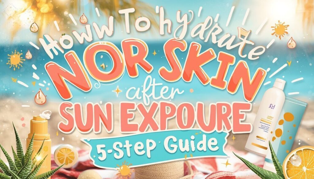 How to Hydrate Your Skin After Sun Exposure: 5-Step Guide