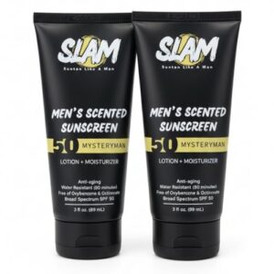 SLAM MysteryMan Men's Sunscreen Lotion B0FHKDV3R1
