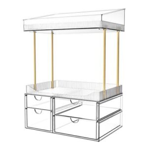 SNSLXH 4 Drawers Makeup Organizer B0FHQFBTN8