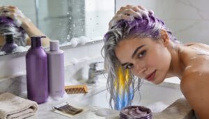 start using purple shampoo on gray hair today start using purple shampoo on gray hair today