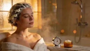 step 4: let the conditioner set in step 4: let the conditioner set in