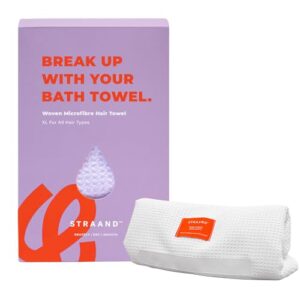 Straand Woven Microfiber Hair Towel B0BSLYC27R