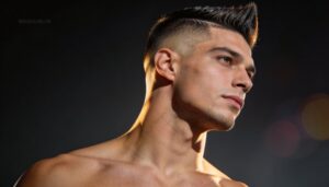 tapered faux hawk with faded sides tapered faux hawk with faded sides