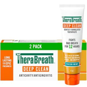 TheraBreath Deep Clean Toothpaste, Kills B0FFVFJBCZ
