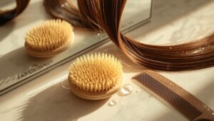 training hair direction with combs and brushes training hair direction with combs and brushes
