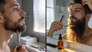 trim short and long beards correctly