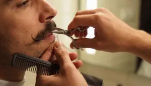 trim the mustache without cutting too high trim the mustache without cutting too high