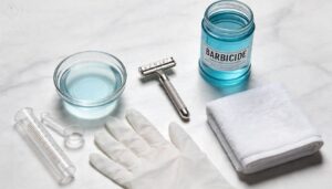 use bleach or barbicide safely use bleach or barbicide safely