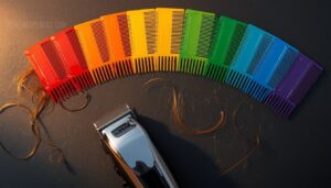 use color-coded guards for easier selection use color-coded guards for easier selection