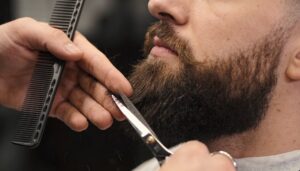 use scissor-over-comb for bulk control