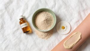 using alcohol-free witch hazel or colloidal oatmeal using alcohol-free witch hazel or colloidal oatmeal