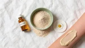 using alcohol-free witch hazel or colloidal oatmeal using alcohol-free witch hazel or colloidal oatmeal