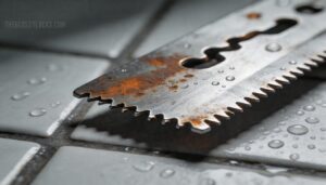 visible rust, chips, or orange spots visible rust, chips, or orange spots