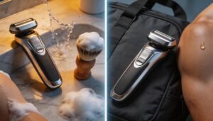 wet shaving and dry touch-up differences wet shaving and dry touch-up differences