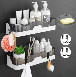 2 Pack Shower Caddy, Adhesive B092268H6Q