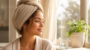 air-dry or plop hair gently air-dry or plop hair gently