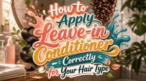 apply leave in conditioner correctly apply leave in conditioner correctly