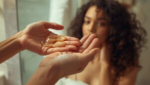 apply product evenly to your palms apply product evenly to your palms
