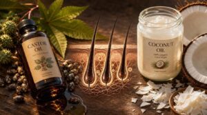 castor oil may support scalp health castor oil may support scalp health
